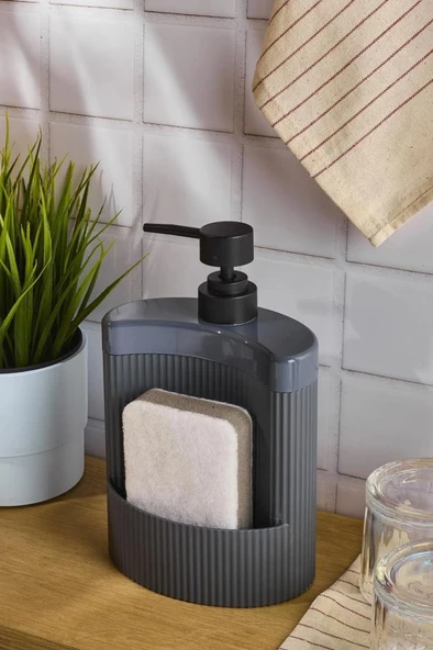 Perotti Montana Oval Sıvı Sabunluk Gri 540 Ml 16509 ürün görseli 1
