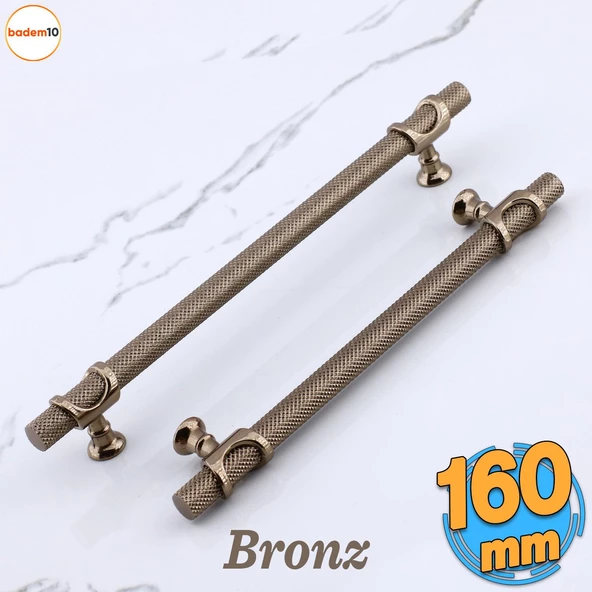 Arsin Bronz Metal Kulp 160 mm - 16 cm Mobilya Çekmece Mutfak Dolabı Dolap Kulpları Kulpu Kulpları ürün görseli 1