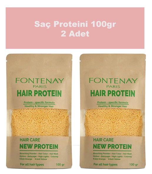 Fontenay Saç Bakım Proteini / Hair Protein Yıpranmaya Karşı Özel Ürün 100gr 2'li Set ürün görseli 1