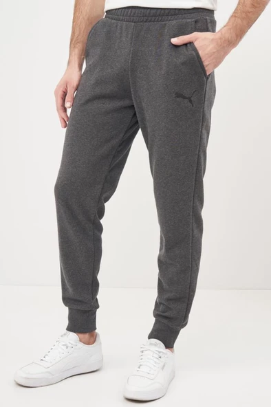 Puma ESS Logo Pants 586716 95 Erkek Eşofman Altı Gri S-XXL ürün görseli 1