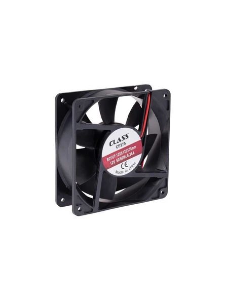 Class 120X120X38 Dc 12V Aksiyel Fan Cf 275 - CF 375 ürün görseli 1