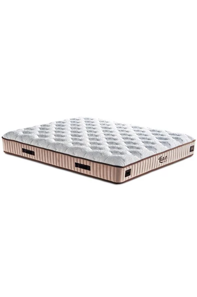 Line Visco Yatak 90x190 cm Tek Kişilik 28 cm Visco Süngerli Yaylı Lüks Yatak Orta Sert Krem Kumaş ürün görseli 1