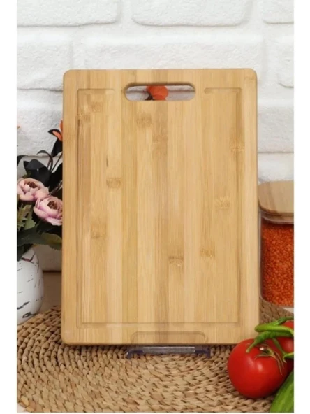 22*32 cm El Geçmeli Bambu Kesim Panosu ürün görseli 1