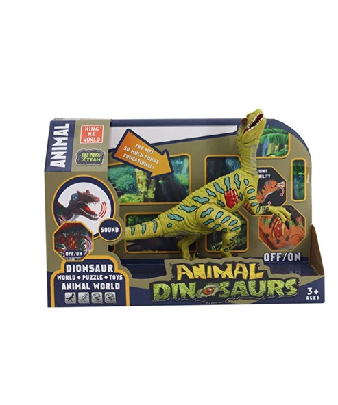 Animal Dinosaurs Serisi Sesli Işıklı Dino A-7 ürün görseli 1