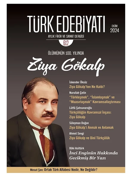 Türk Edebiyatı Dergi 612.Sayı Ekim 2024 ürün görseli 1