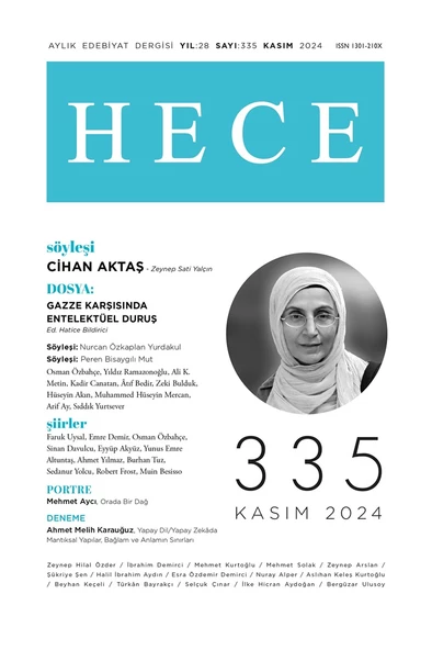 Hece Dergi 335.Sayı Kasım 2024 ürün görseli 1