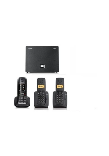 Gigaset Analog & IP 3 Dahili Telsiz Kablosuz Telefon Santrali C550 ürün görseli 1
