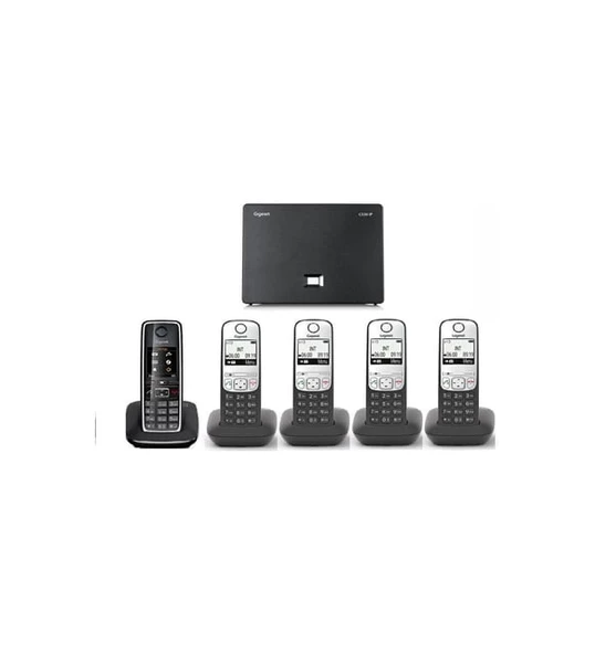 Gigaset Analog & Ip 5 Dahili Dect Telsiz Kablosuz Telefon Santrali C550-A690 ürün görseli 1