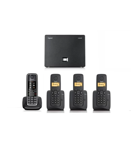 Gigaset Analog &IP 4 Dahili Dect Telsiz Kablosuz Telefon Santrali C550 ürün görseli 1