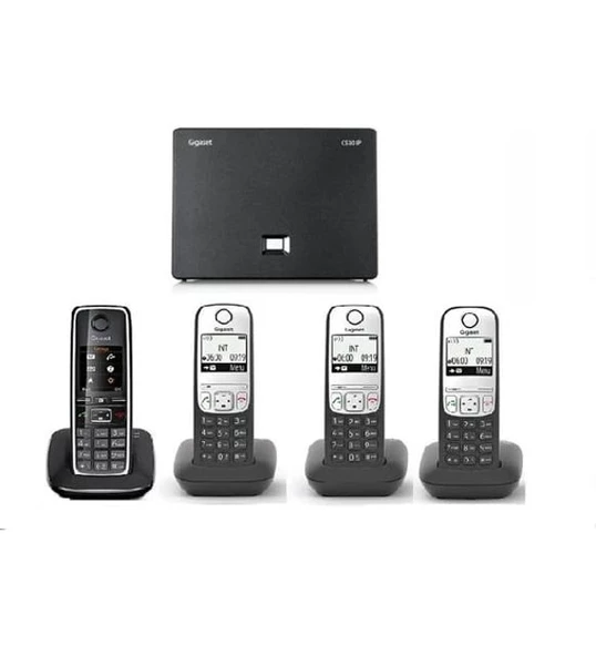 Gigaset Analog & Ip 4 Dahili Dect Telsiz Kablosuz Telefon Santrali C550-A690 ürün görseli 1