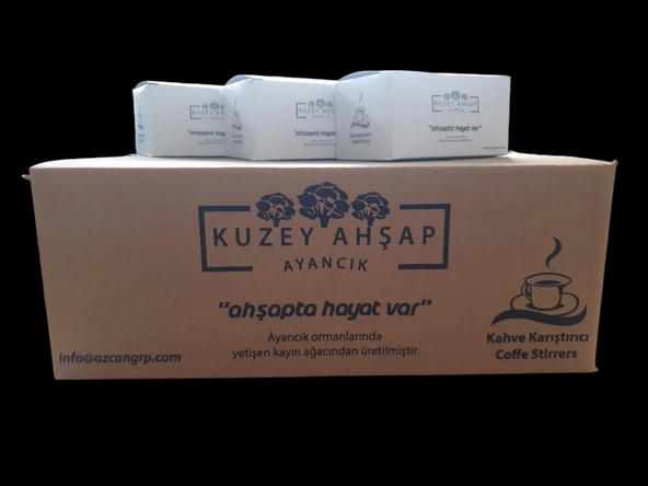 ahşap çay kahve karıştırıcı 24x 500 kutu 12000 adet ahşap karıştırıcı tahta karıştırıcı tahta kaşık ürün görseli 1