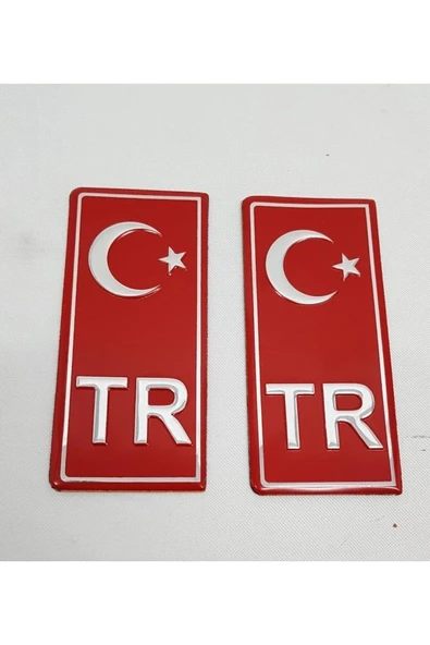 Teknotik Mazda Rx-8 Tr Plaka Stıcker 2'li - Türkiye Plaka Stıcker - Türkiye Plakalık ürün görseli 1