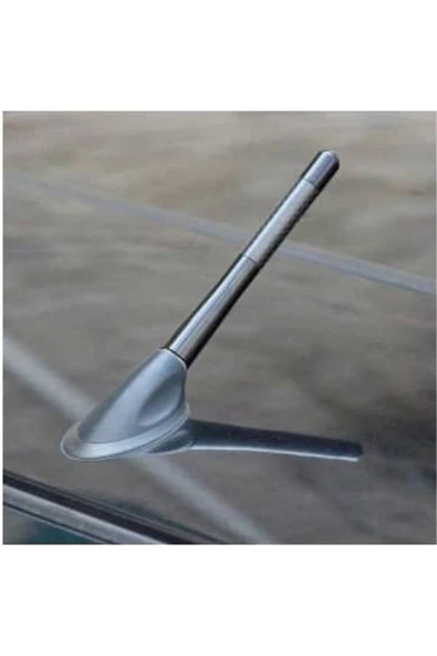 Teknotik Volkswagen Polo Uyumlu Karbon Fiber Oto Radyo Anteni Çubuk Anten Siyah ürün görseli 1