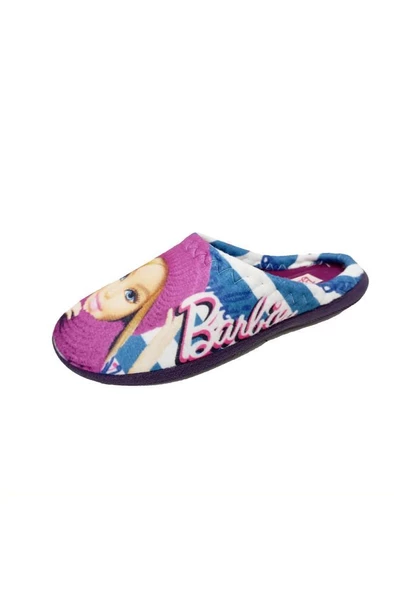Gezer Barbie 14533 Temal Kumaş Kız Çocuk Halı Terlik 30-35 ürün görseli 1