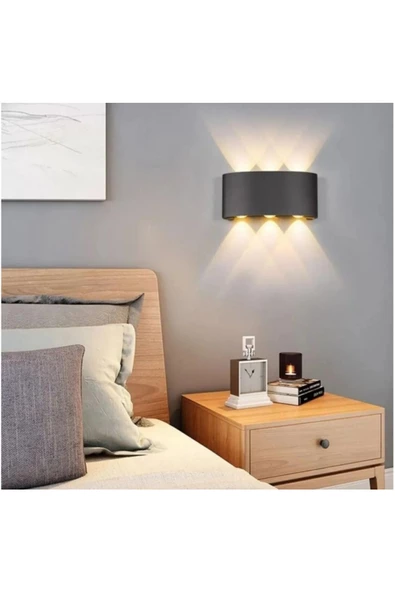hü ma tasarım ve aksesuarGünışığı Hüzmeli Haiti Led Aplik 220 v Su Geçirmez 10w 3200k İç Dış Mekan Aydınlatma ürün görseli 1