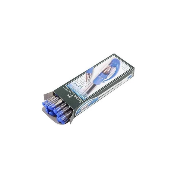 Faber Castell Tükenmez Kalem 1425 İğne Uç Mavi - 10 Adet ürün görseli 1