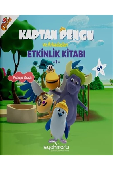 Kaptan Pengu Ve Arkadaşları - Etkinlik Kitabı (6+ Yaş) - Fatma Hazan Türkkol 9786055131555 ürün görseli 1