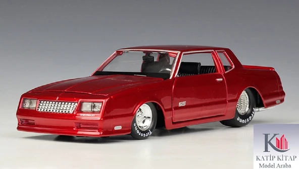 Maisto 1986 Chevrolet Monte Carlo SS 1:24 Kırmızı Model Araba ürün görseli 1