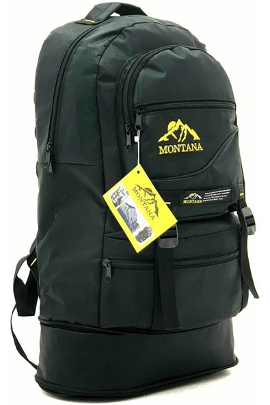 MONTANA MOUNTAINER Körüklü Dağcı Sırt Çantası 65 litre Kapasiteli Kamp Çantası POPLARİS ürün görseli 1