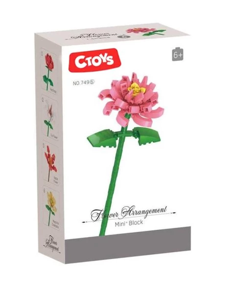 Ctoys Flower Arrangement Mini Blok Camellia ürün görseli 1