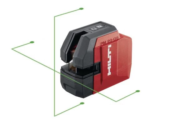 HİLTİ ÇİZGİSEL LAZER PM 2-LG ( YEŞİL ÇİZGİ ) + DUVAR ASKISI (MIKNATISLI) PMA 90 ürün görseli 1