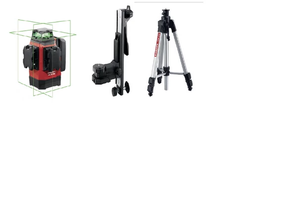 HİLTİ PM 30-MG ÇOKLU ÇİZGİSEL LAZER & DUVAR ASKISI (MIKNATISLI) & HİLTİ  TRİPOD PMA 20 1 MT ürün görseli 1