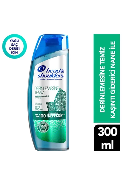 Head&Shoulders Derinlemesine Temiz Kaşıntı Giderici Şampuan 300 Ml ürün görseli 1