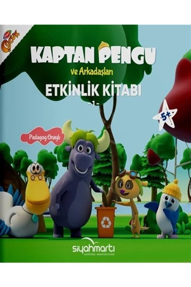 Kaptan Pengu Ve Arkadaşları - Etkinlik Kitabı (5+ Yaş) - Fatma Hazan Türkkol 9786055131524 ürün görseli 1