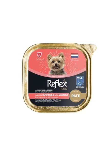 Reflex Plus Pate Karidesli Ve Somonlu Küçük Irklar İçin Yavru Köpek Konservesi 85 GR ürün görseli 1