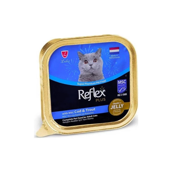Reflex Plus Jöleli Morina Balıklı Kedi Konservesi 85 GR ürün görseli 1