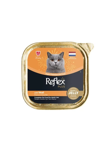 Reflex Plus Jöleli Dana Etli Kedi Konservesi 85 GR ürün görseli 1