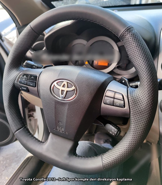 Toyota Corolla 2012 Araca Uyumlu Direksiyon Kılıfı (Soft Noktalı) ürün görseli 1
