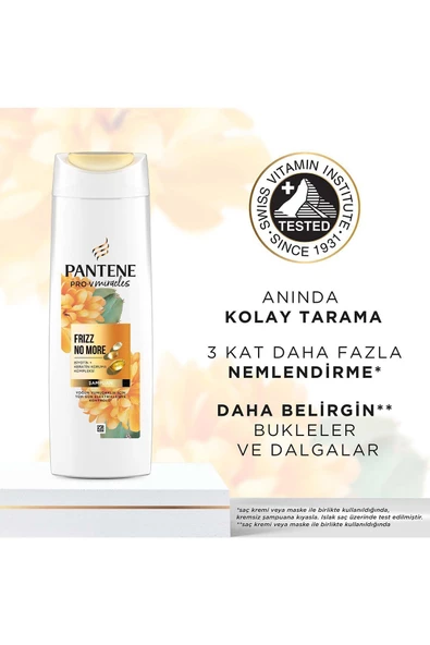 Pantene Şampuan Frizz No More 325 ml ürün görseli 1