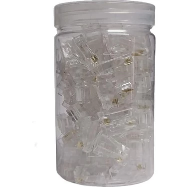EZCOOL EZ-RJ45 100 LU AÇIK UÇ YENI NESIL CAT6 KONNEKTÖR ürün görseli 1
