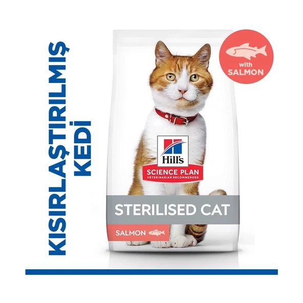 Hill's Scıence Plan Somonlu Kısırlaştırılmış Yetişkin Kedi Maması 8+2 kg ürün görseli 1