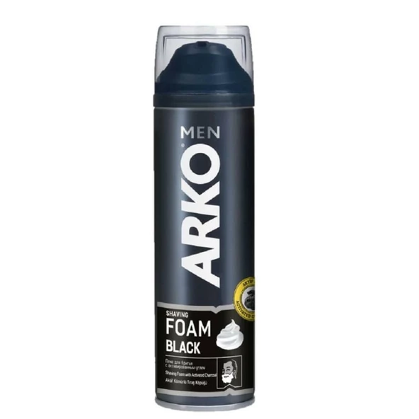 Arko Men Tıraş Köpüğü Foam Black 200 ML ürün görseli 1