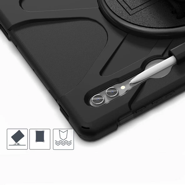Galaxy Tab S10 Ultra Zore Defender Tablet Silikon - Resim 10