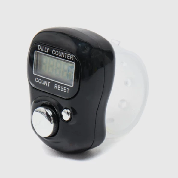 Zikirmatik Pratik Kolay Kullanım Taşınabilir Tasarım LCD Ekran 2 'li Dijital Zikirmatik HB-0815 ürün görseli 1