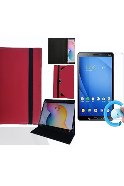 Syrox SYX-T101 10.1" Tablet Uyumlu Standlı Tablet Kılıfı + Nano Ekran Koruyucu ürün görseli 1