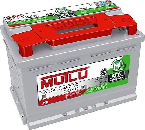12V 72 AH 720A EN EFB START STOP MUTLU AKÜ  Ü.T  2026 ürün görseli 1