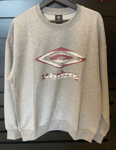 UMBRO LOGO SWEAT FC-0200 GREY MELANGE ürün görseli 1