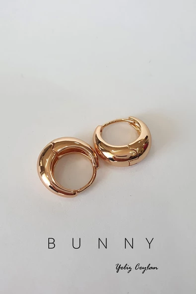 KÜÇÜK BOY SU DAMLASI KESİM HALKA KÜPE 1.5 CM ürün görseli 1