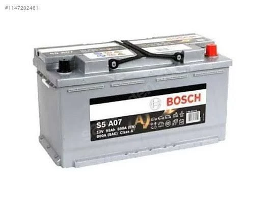 12V 95 AH 850A EN AGM START STOP BOSCH AKÜ ÜRETİM ARALIK  2025 ürün görseli 1