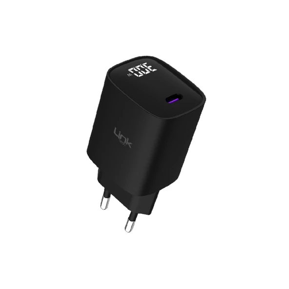 LinkTech G846 Premium 30W PD GaN3 USB-C Şarj Adaptörü ürün görseli 1