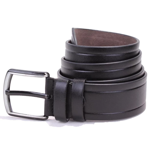 Dagoster DMK26-454 Siyah 4.5 cm Suni Deri Erkek Kemer ürün görseli 1