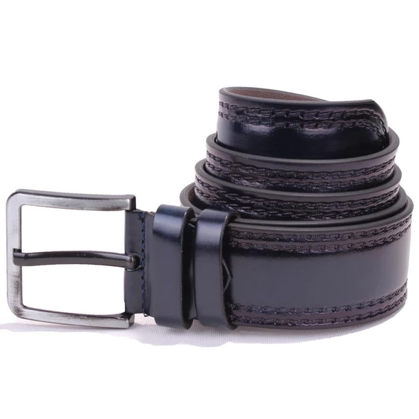 Dagoster DMK26-455 Lacivert 4.5 cm Suni Deri Erkek Kemer ürün görseli 1