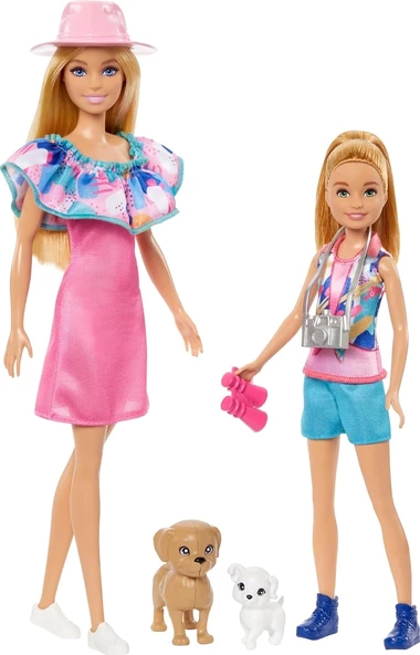 Barbie Ve Stacie Kız Kardeşler İkili Set HRM09 ürün görseli 1