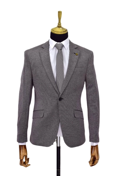 Erkek Bordo Tek Spor Ceket Çift Yırtmaçlı BGL-ST03973 ürün görseli 1