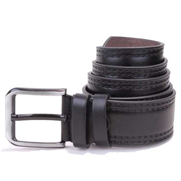 Dagoster DMK26-455 Siyah 4.5 cm Suni Deri Erkek Kemer ürün görseli 1