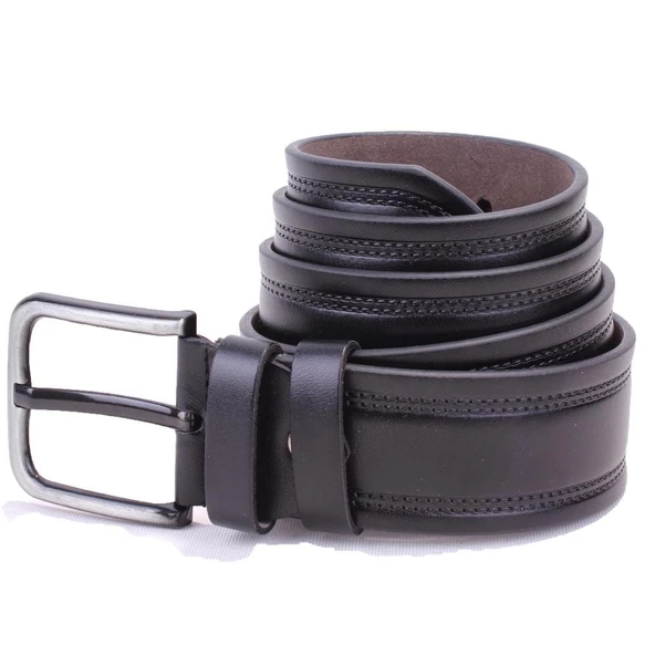 Dagoster DMK26-452 Siyah 4.5 cm Suni Deri Erkek Kemer ürün görseli 1